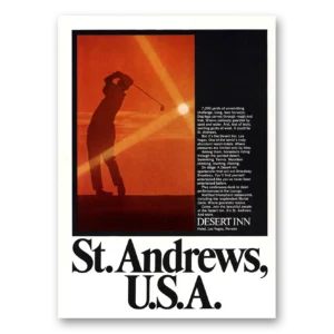 1969 Desert Inn Print Ad | St Andrews