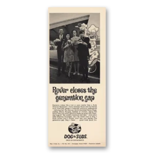 1969 Dog n Suds Print Ad | Generation Gap