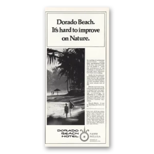 1969 Dorado Beach Hotel Print Ad | Hard To Improve Nature