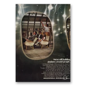 1969 McDonnell Douglas Print Ad | Building Airplanes