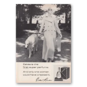 1969 Estee Lauder Print Ad | Only One Woman