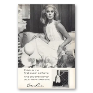 1968 Estee Lauder Print Ad | Super Perfume