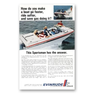 1969 Evinrude Print Ad | Sportsman
