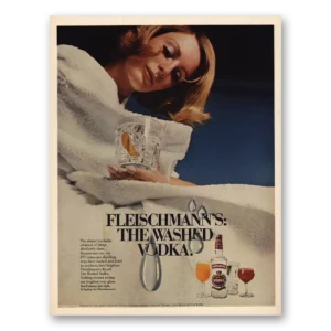 1969 Fleischmanns Gin Print Ad | Washed Vodka
