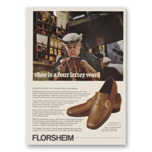 1969 Florsheim Shoes Print Ad | Four Letter Word