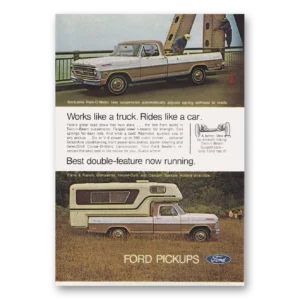 1969 Ford Pickup Print Ad | Works Like Truck