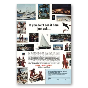 1969 Fort Lauderdale Florida Print Ad | See It Here