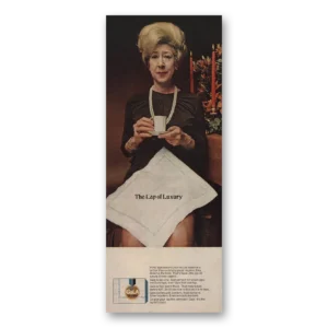 1969 Gala Napkins Print Ad | Lap Luxury