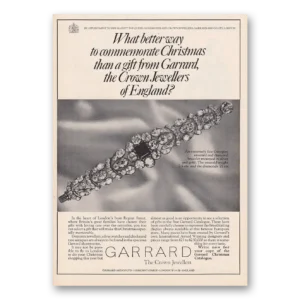 1969 Garrard Jewellers Print Ad | Crown Jewellers