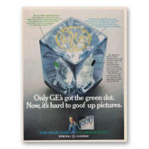 1969 General Electric Print Ad | Ge Green Dot