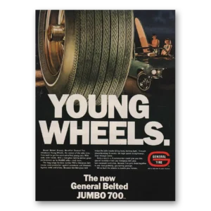 1969 General Tire Print Ad | 700 Young Wheels