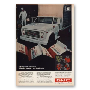 1969 GMC Trucks Print Ad | Worry Less