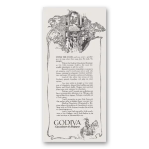 1969 Godiva Print Ad | Chocolatier