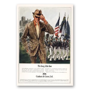1969 Graham & Gunn Print Ad | Long Lithe Line