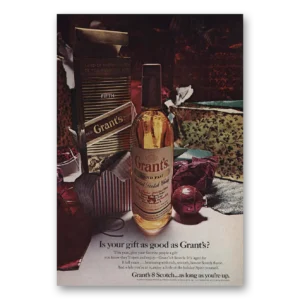 1969 Grants Scotch Whisky Print Ad | Your Gift