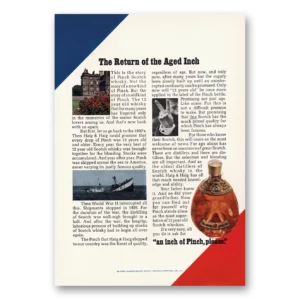 1969 Haig & Haig Print Ad | Return Of Aged Inch
