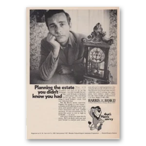 1969 Harris Bank Print Ad | Planning Estate