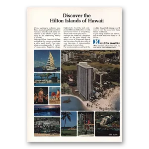 1969 Hilton Hawaiian Village Print Ad | Before The Rainbow