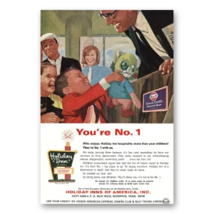 1969 Holiday Inn Print Ad | Enjoys Hospitality
