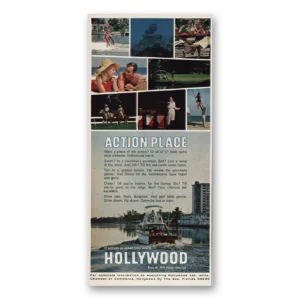 1969 Hollywood Florida Print Ad | Action Place