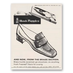 1969 Hush Puppies Print Ad | Brass Section