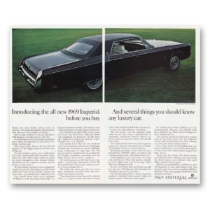 1968 Chrysler Imperial Print Ad | Should Know