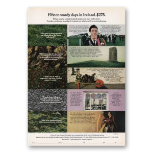 1969 Ireland Print Ad | Wordy Days