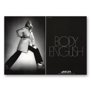 1969 Jaeger Print Ad | Body English