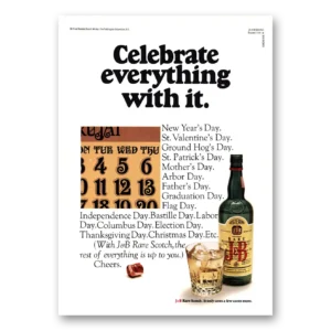 1969 J&B Scotch Whisky Print Ad | Celebrate Everything