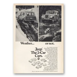 1969 Jeep Commando Print Ad | Weather Or Not
