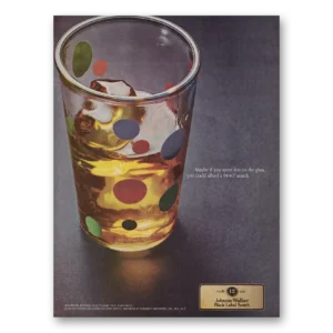 1969 Johnnie Walker Black Label Print Ad | Spent Less