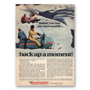 1969 Skee Horse Snowmobiles Print Ad | Back Up