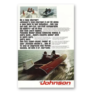1969 Johnson Sea Horse Motors Print Ad | Loop Charger