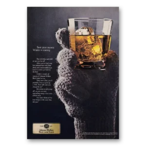 1969 Johnnie Walker Black Label Print Ad | Winter Is Coming