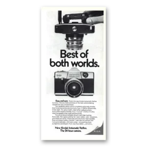 1969 Kodak Instamatic Camera Print Ad | Reflex Worlds