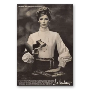 1969 Lady Manhattan Print Ad | American Look