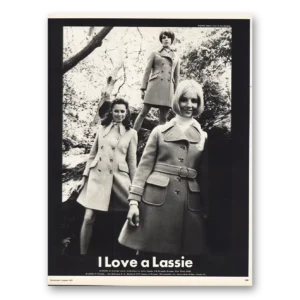 1969 Lassie Print Ad | I Love A Lassie