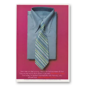 1969 Liebert Designer Cravats Print Ad | Feel Groovy