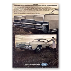 1969 Mercury Marquis Print Ad | Dramatic Styling