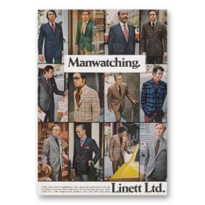 1969 Linett Mens Suits Print Ad | Manwatching