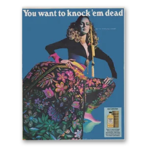 1969 Listerine Print Ad | Knock Em Dead