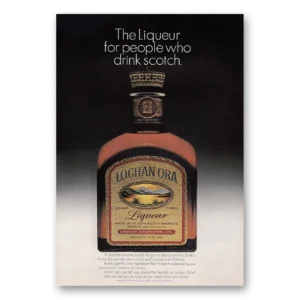 1969 Lochan Ora Liqueur Print Ad | Drink Scotch