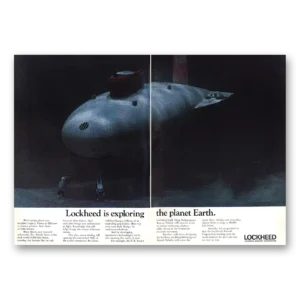 1969 Lockheed Print Ad | Planet Earth