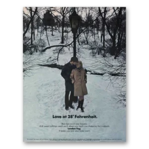 1969 London Fog Print Ad | 28 Fahrenheit