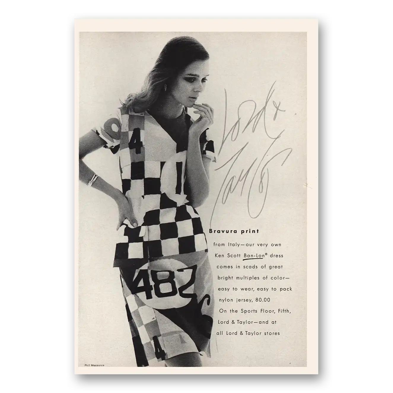 1969 Lord & Taylor Print Ad | Bravura Print