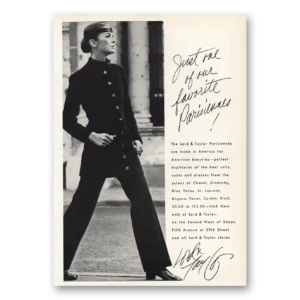 1969 Lord & Taylor Print Ad | Favorite Parisiennes