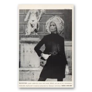 1969 Lord & Taylor Print Ad | Valentino