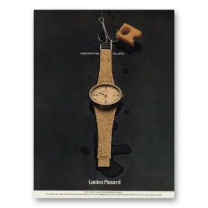 1969 Lucien Piccard Print Ad | Imported Swiss