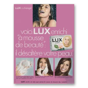 1969 Lux Soap Print Ad | Enrichi Voici