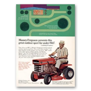 1969 Massey Ferguson Tractor Print Ad | Outdoor Sport